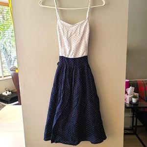 Comme Toi Polka Dot Dress